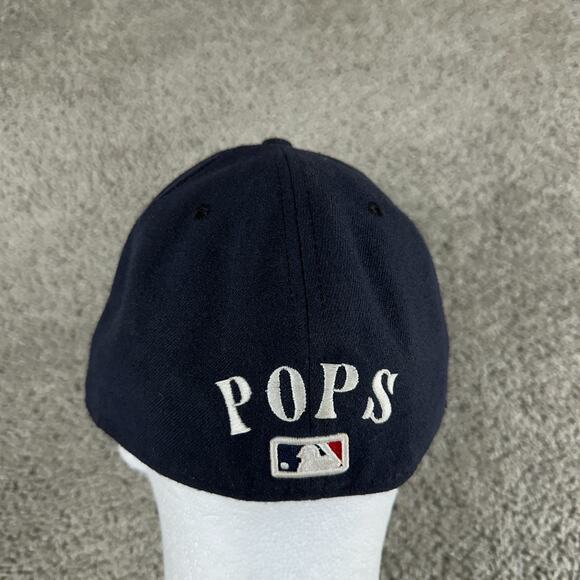 VTG New York Yankees New Era Hat Mens 7 1/2 Blue Fitted Baseball Cap 00s USA - Picture 5 of 11